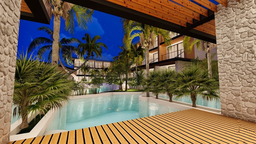 شقة 1+1 في منطقة فتحية