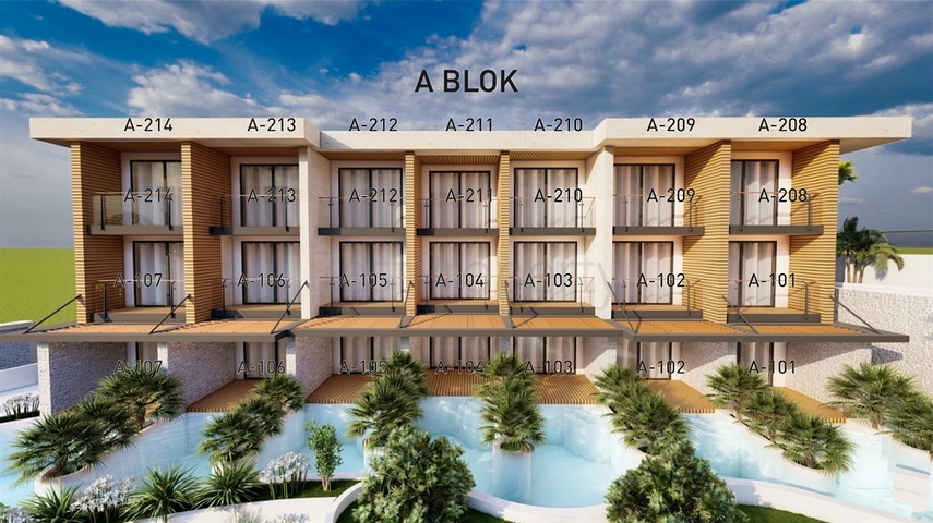 شقة 1+1 في منطقة فتحية