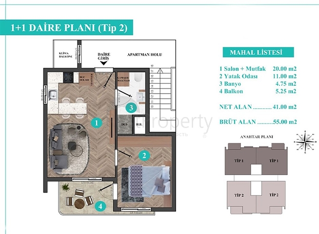 مشروع استثماري في منطقة كيبيز-أنطاليا 