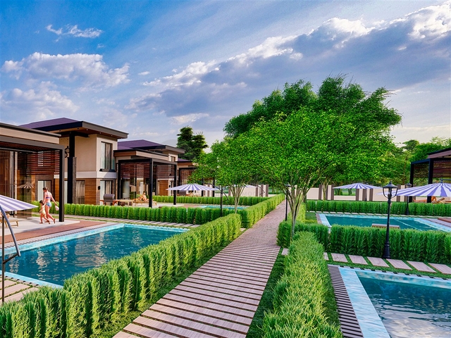 فلل 5 + 1 في منطقة دوشيميالتي-أنطاليا