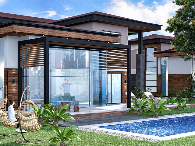 فلل 5 + 1 في منطقة دوشيميالتي-أنطاليا