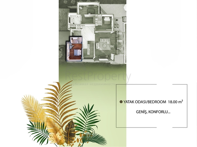 فلل 5 + 1 في منطقة دوشيميالتي-أنطاليا