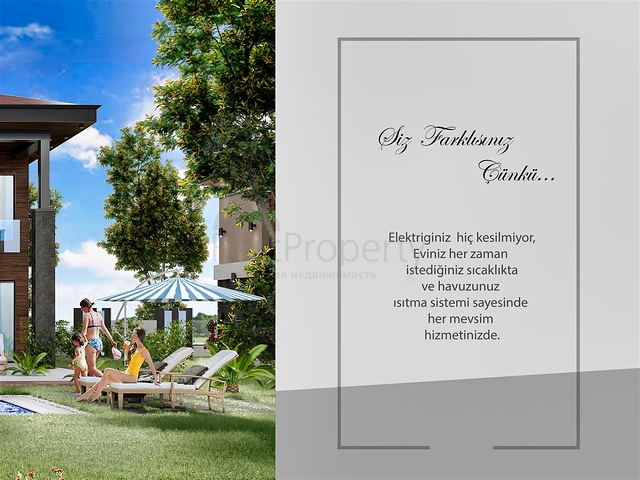 فلل 5 + 1 في منطقة دوشيميالتي-أنطاليا