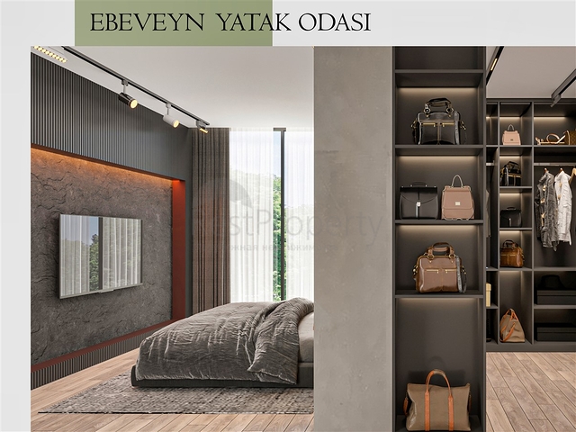 فلل 5 + 1 في منطقة دوشيميالتي-أنطاليا