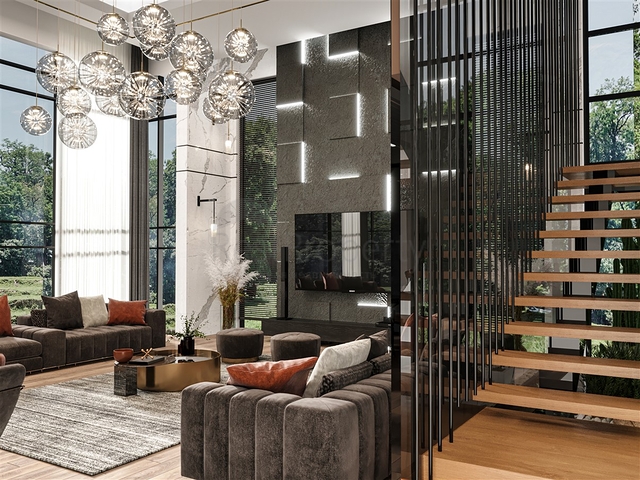 فلل 5 + 1 في منطقة دوشيميالتي-أنطاليا