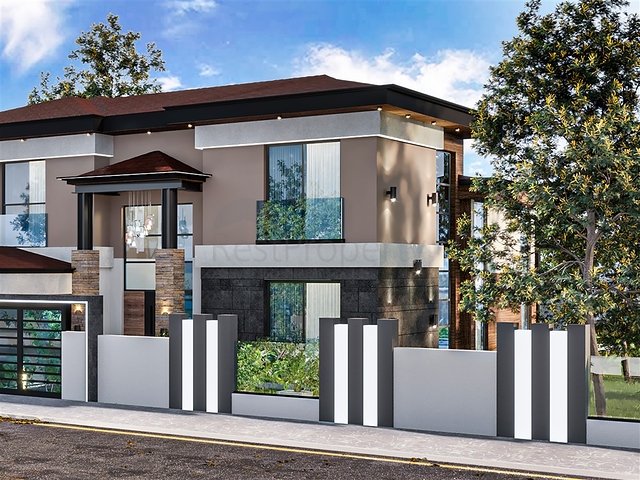 فلل 5 + 1 في منطقة دوشيميالتي-أنطاليا