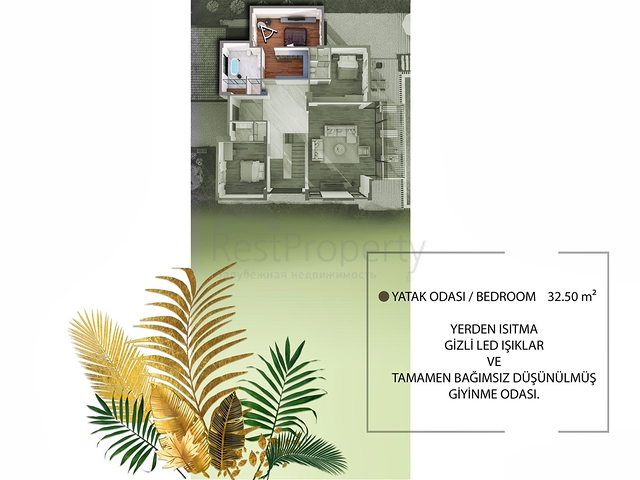 فلل 5 + 1 في منطقة دوشيميالتي-أنطاليا