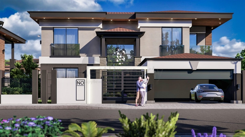 فلل 5 + 1 في منطقة دوشيميالتي-أنطاليا