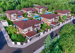 فلل 5 + 1 في منطقة دوشيميالتي-أنطاليا