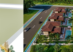 فلل 5 + 1 في منطقة دوشيميالتي-أنطاليا