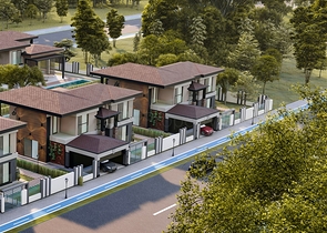 فلل 5 + 1 في منطقة دوشيميالتي-أنطاليا