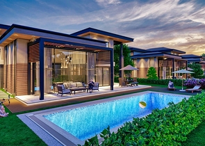 فلل 5 + 1 في منطقة دوشيميالتي-أنطاليا