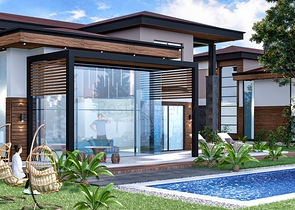 فلل 5 + 1 في منطقة دوشيميالتي-أنطاليا