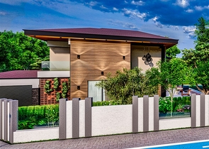 فلل 5 + 1 في منطقة دوشيميالتي-أنطاليا