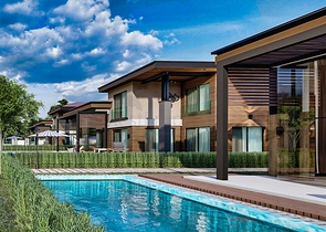 فلل 5 + 1 في منطقة دوشيميالتي-أنطاليا