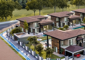 فلل 5 + 1 في منطقة دوشيميالتي-أنطاليا