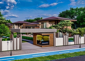 فلل 5 + 1 في منطقة دوشيميالتي-أنطاليا