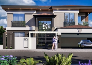 فلل 5 + 1 في منطقة دوشيميالتي-أنطاليا