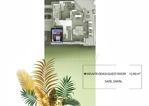 فلل 5 + 1 في منطقة دوشيميالتي-أنطاليا