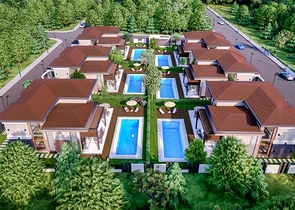 فلل 5 + 1 في منطقة دوشيميالتي-أنطاليا