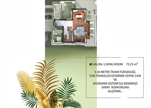 فلل 5 + 1 في منطقة دوشيميالتي-أنطاليا