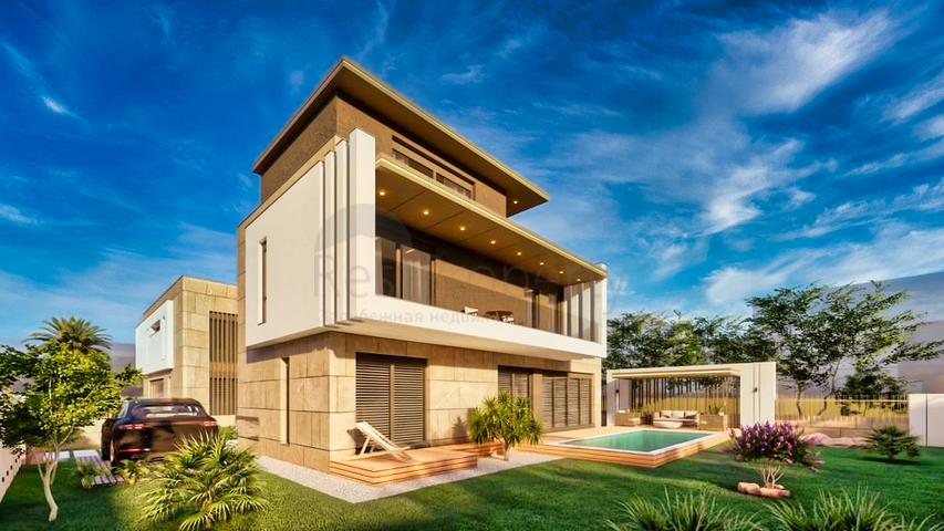 فيلا 4+1 في بيليك مساحة 200 م2 - انطاليا 