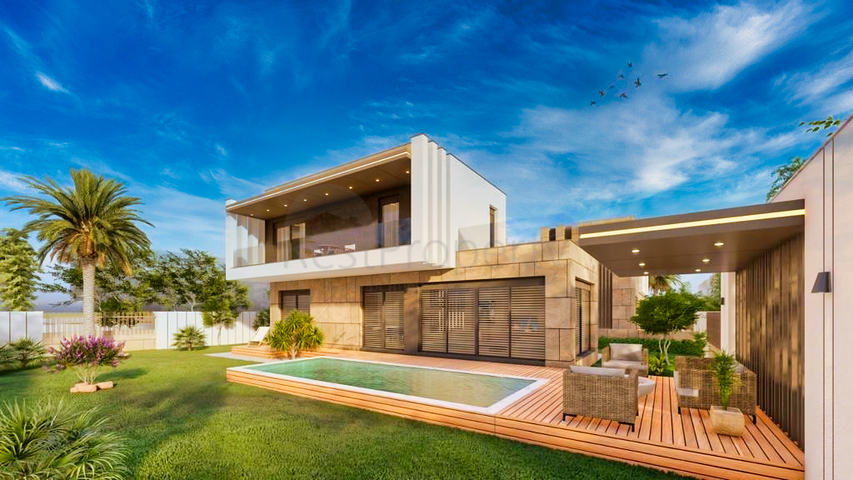 فيلا 4+1 في بيليك مساحة 200 م2 - انطاليا 