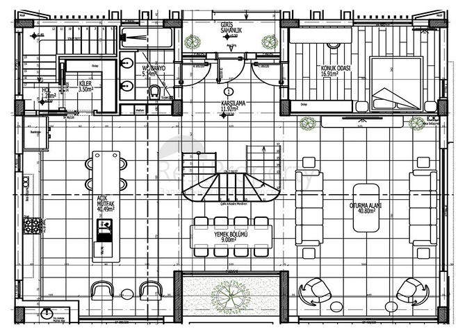فيلا 4 + 1 في منطقة بيليك أنطاليا 