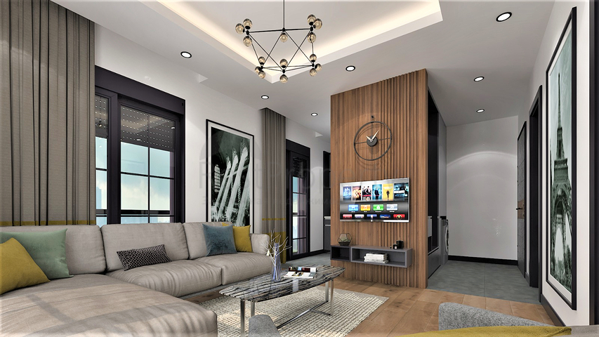 شقق 1+1 في التينتاس-منطقة أنطاليا 