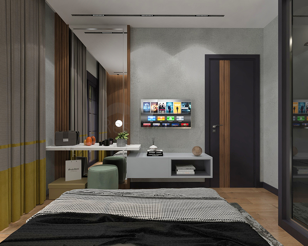 شقق 1+1 في التينتاس-منطقة أنطاليا 