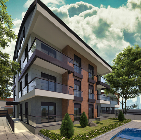 شقق 1+1 في التينتاس-منطقة أنطاليا 