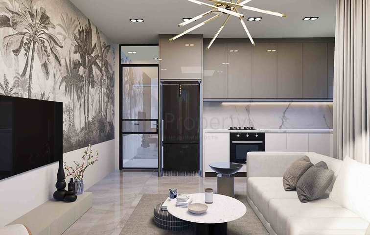 شقق 1+1 و 2+1 في منطقة بيليك أنطاليا