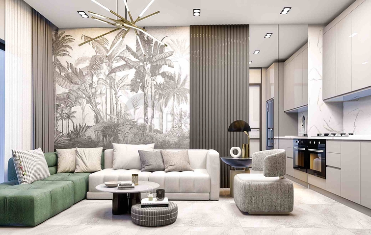 شقق 1+1 و 2+1 في منطقة بيليك أنطاليا