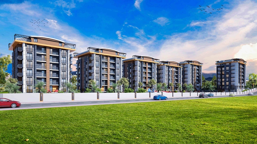 شقق 1+1 و 2+1 في منطقة بيليك أنطاليا