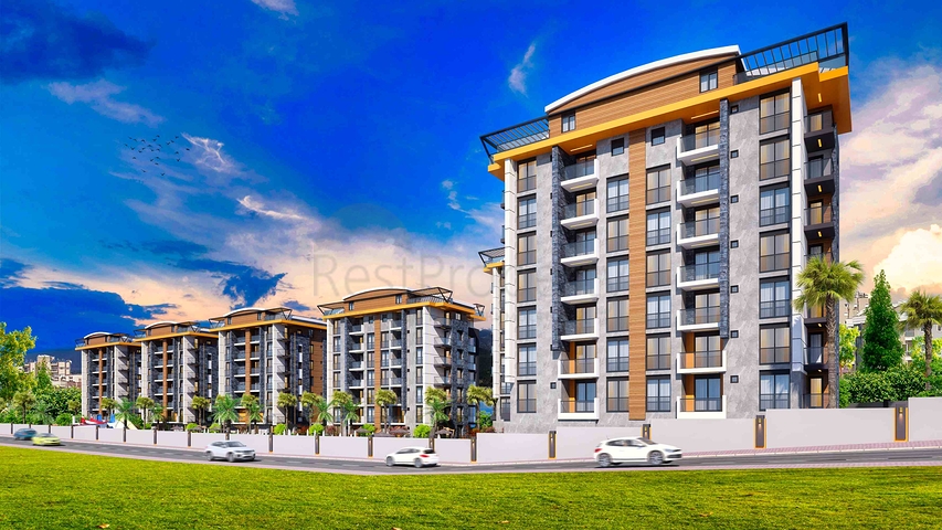 شقق 1+1 و 2+1 في منطقة بيليك أنطاليا