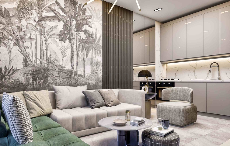 شقق 1+1 و 2+1 في منطقة بيليك أنطاليا