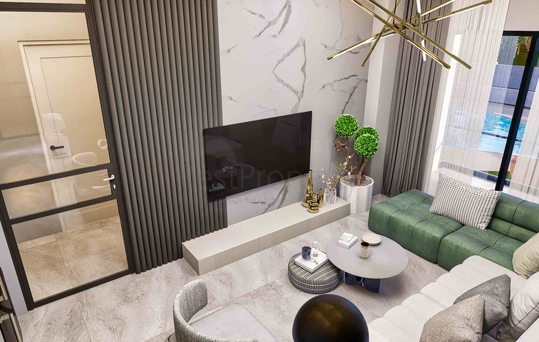 شقق 1+1 و 2+1 في منطقة بيليك أنطاليا