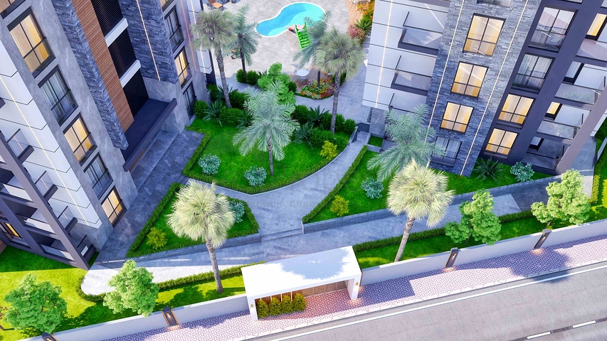 شقق 1+1 و 2+1 في منطقة بيليك أنطاليا