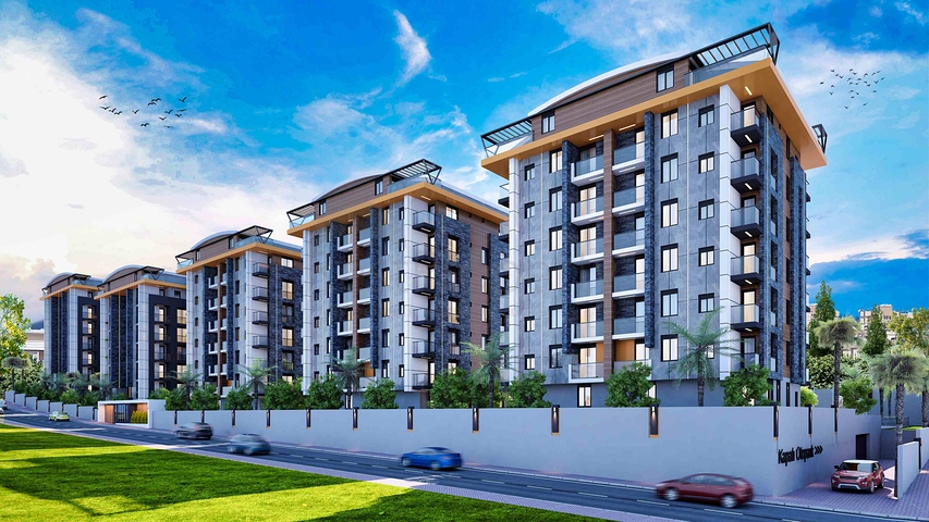 شقق 1+1 و 2+1 في منطقة بيليك أنطاليا