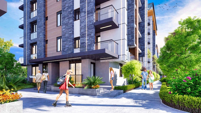 شقق 1+1 و 2+1 في منطقة بيليك أنطاليا