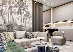 شقق 1+1 و 2+1 في منطقة بيليك أنطاليا