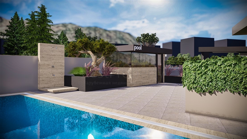 شقق دوبلكس 2 + 1 في حي البرسيمون-أنطاليا