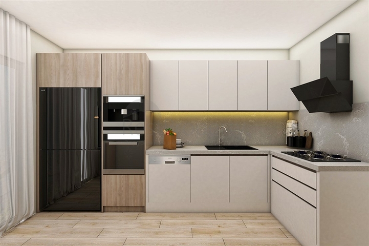 شقق دوبلكس 2 + 1 في حي البرسيمون-أنطاليا