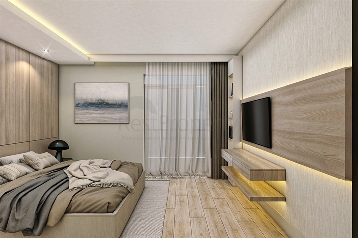 شقق دوبلكس 2 + 1 في حي البرسيمون-أنطاليا