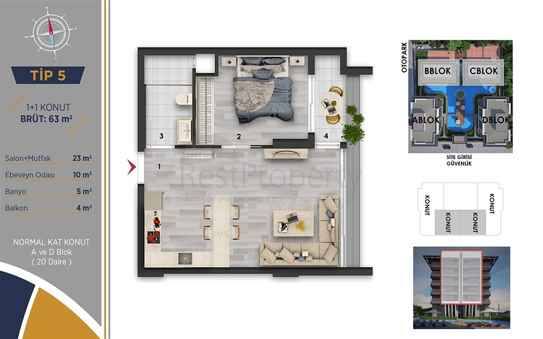 مشروع استثماري في منطقة التينتاس-أنطاليا
