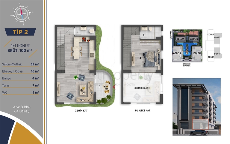 مشروع استثماري في منطقة التينتاس-أنطاليا