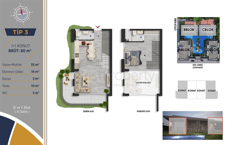 مشروع استثماري في منطقة التينتاس-أنطاليا