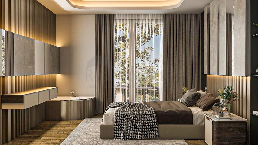 فيلا 5+1 في دوشيمالتي-منطقة أنطاليا