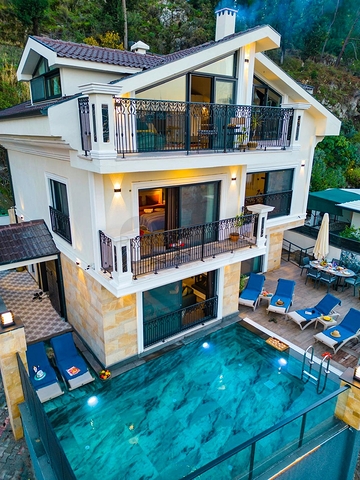 فيلا 3+1 في فتحية-منطقة أنطاليا