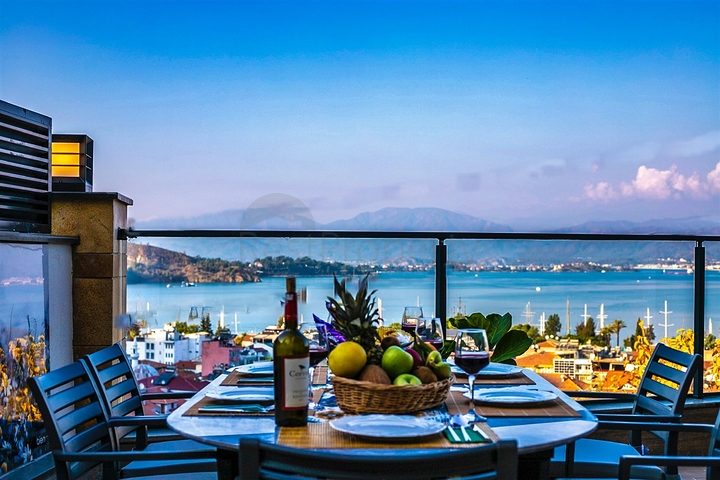 فيلا 3+1 في فتحية-منطقة أنطاليا